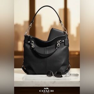 ✨ Authentic Coach Brooke F17165 Pebbled Leather Hobo / Shoulder Bag ✨